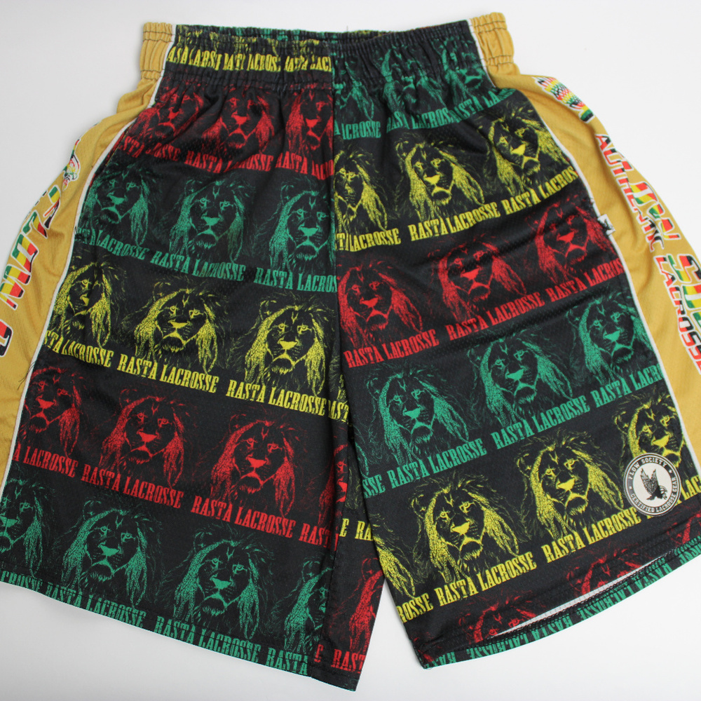 FLOW SOCIETY LACROSSE GEAR MENS RASTA Size Small